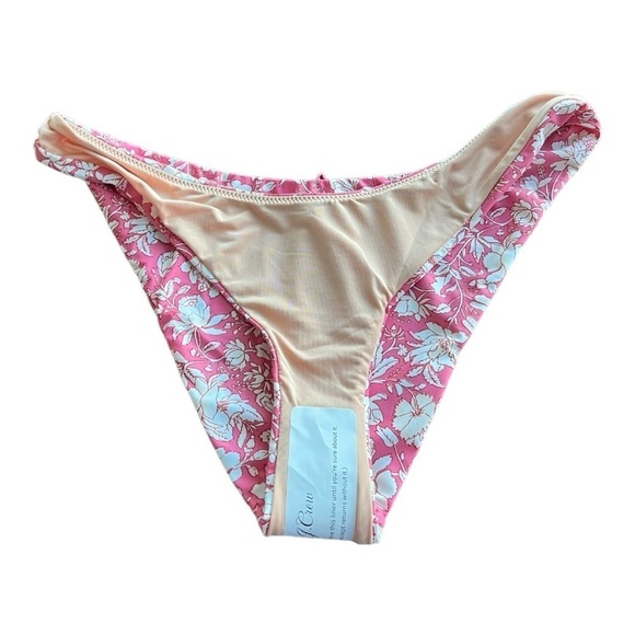 NEW J. Crew Curved-waist cheeky bikini bottom in tossed floral Size M - Picture 11 of 14